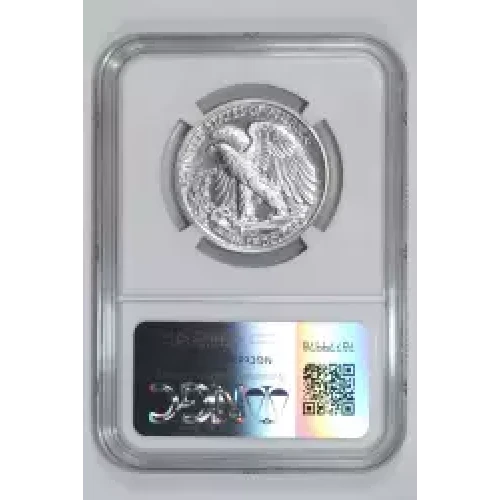 1939 PROOF WALKING LIBERTY HALF DOLLAR NGC PR65 - PQ, WHITE COIN! (2)