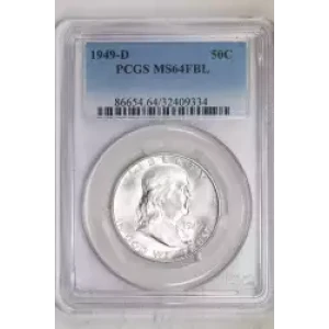 1949-D 50C, FBL