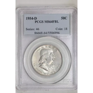 1954-D 50C, FBL