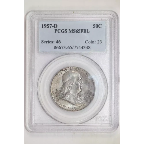 1957-D 50C, FBL