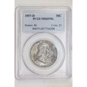 1957-D 50C, FBL