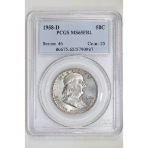1958-D 50C, FBL