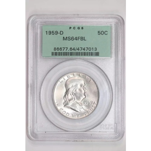 1959-D 50C, FBL