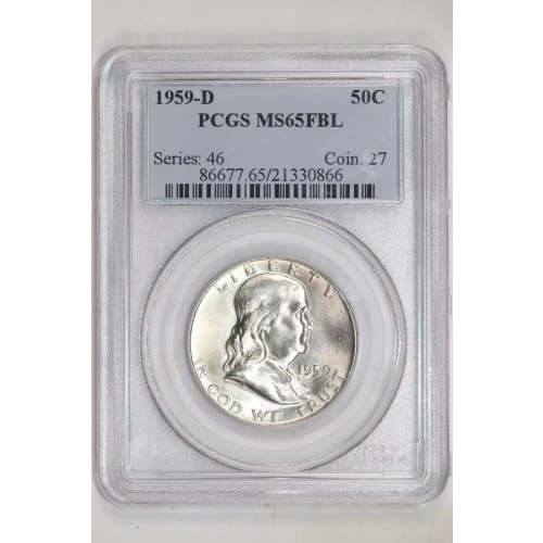 1959-D 50C, FBL