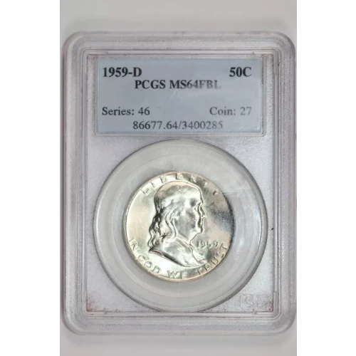 1959-D 50C, FBL