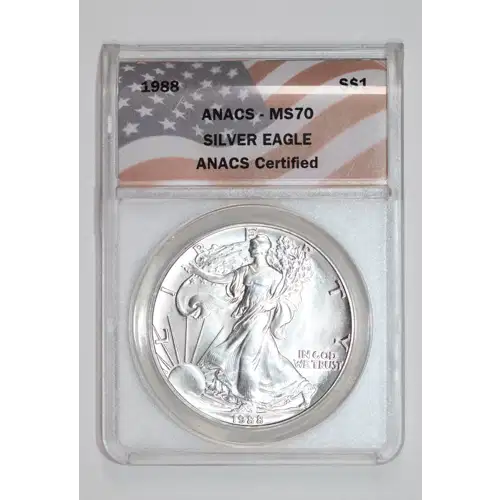 1988 Bullion Silver Eagles (2)