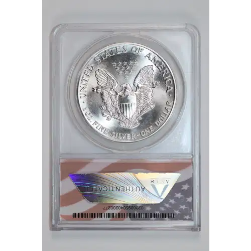 1989 Bullion Silver Eagles ANACS MS-70