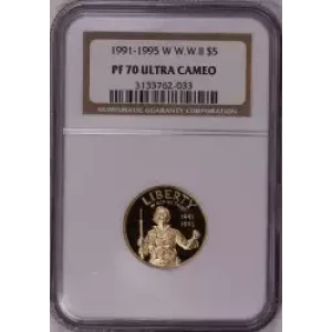 1991-1995 WORLD WAR II ANNIVERSARY ULTRA CAMEO