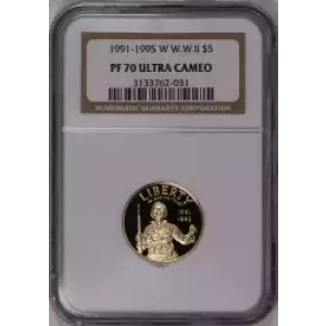 1991-1995 WORLD WAR II ANNIVERSARY ULTRA CAMEO