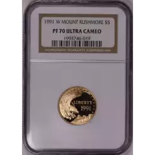 1991 MOUNT RUSHMORE ULTRA CAMEO