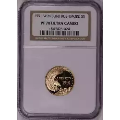 1991 MOUNT RUSHMORE ULTRA CAMEO
