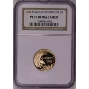 1991 MOUNT RUSHMORE ULTRA CAMEO