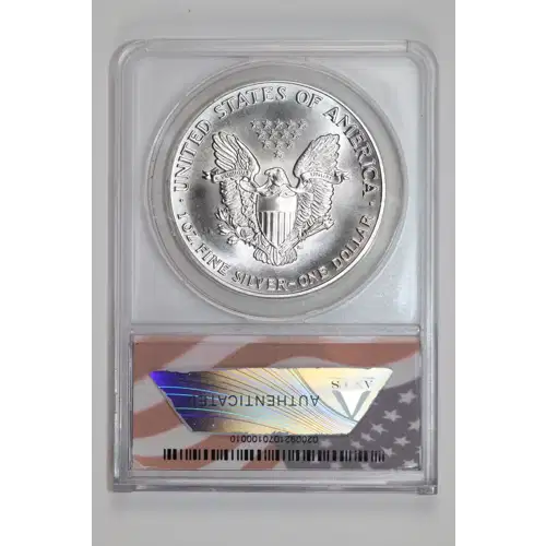 1992 Bullion Silver Eagles ANACS MS-70 (2)