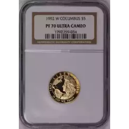 1992 COLUMBUS QUINCENTENARY ULTRA CAMEO (2)