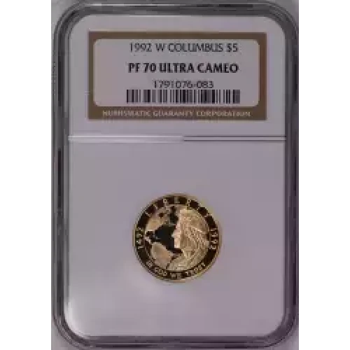 1992 COLUMBUS QUINCENTENARY ULTRA CAMEO