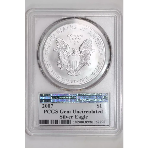 2007 $1 Silver Eagle Mercanti Signature (2)