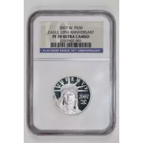 2007 W 10TH ANNIVERSARY SET OFFICIAL US MINT SET ULTRA CAMEO