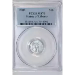 2008 $10 Statue of Liberty