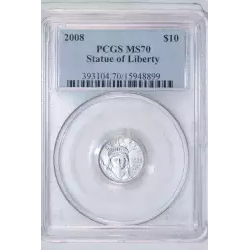 2008 $10 Statue of Liberty