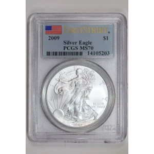 2009 $1 Silver Eagle First Strike