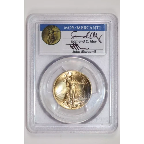 2009 $20 Ultra High Relief Double Eagle Moy & Mercanti Signature