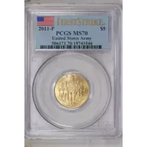 2011-P $5 United States Army First Strike