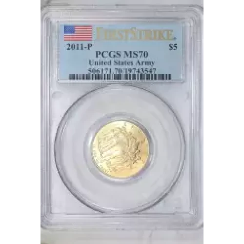 2011-P $5 United States Army First Strike