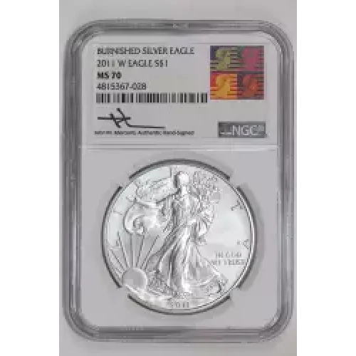 2011 W BURNISHED SILVER EAGLE 