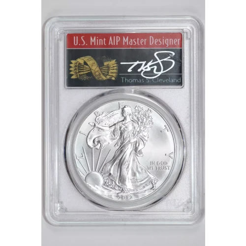2012 $1 Silver Eagle Thomas Cleveland Arrows