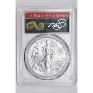 2012 $1 Silver Eagle Thomas Cleveland Arrows