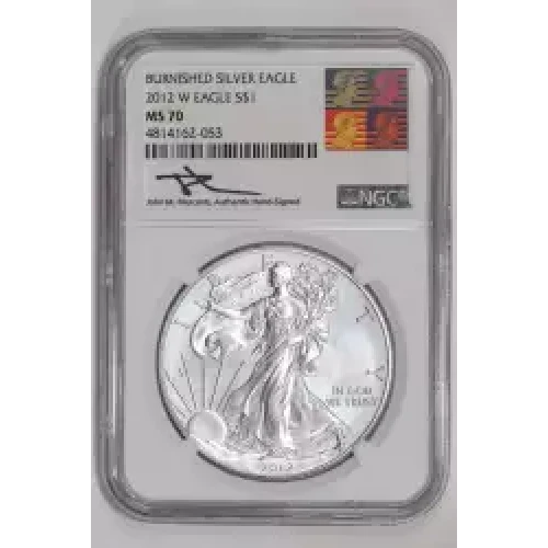 2012 W BURNISHED SILVER EAGLE 
