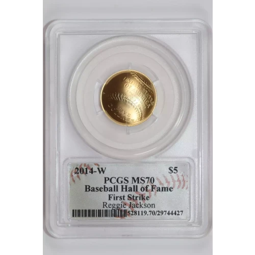 2014-W $5 Baseball Hall of Fame Reggie Jackson First Strike (2)