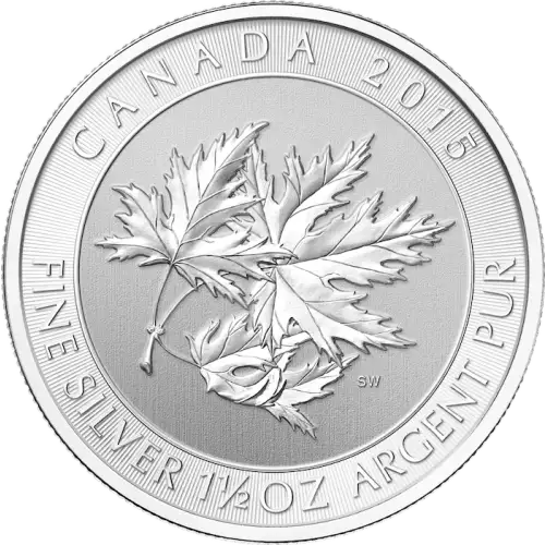 2015 1.5oz Canadian Silver Superleaf (2)