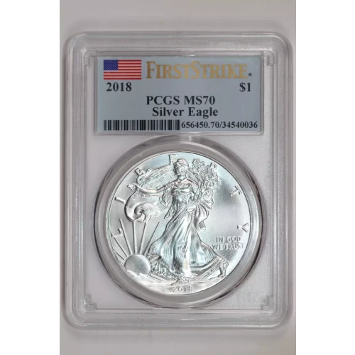 2018 $1 Silver Eagle First Strike