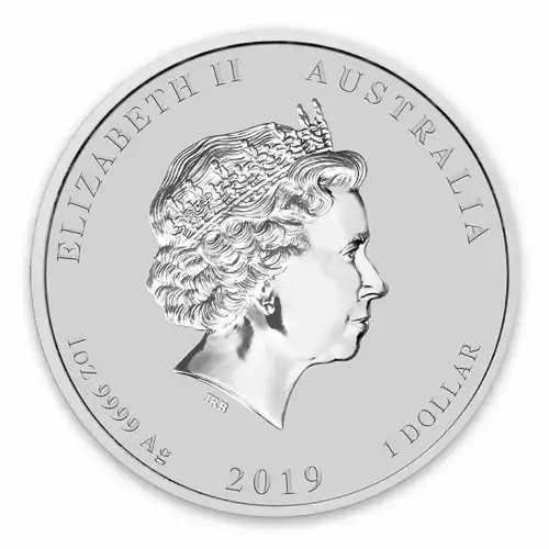 2019 1oz Australian Perth Mint Silver Lunar: Year of the Pig (3)