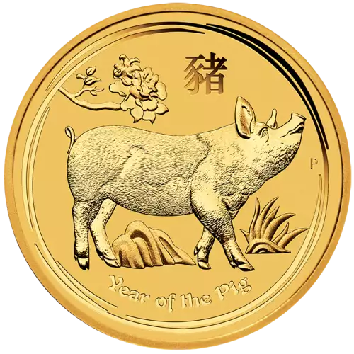 2019 1oz Australian Perth Mint Year of the Boar AU Coin (2)