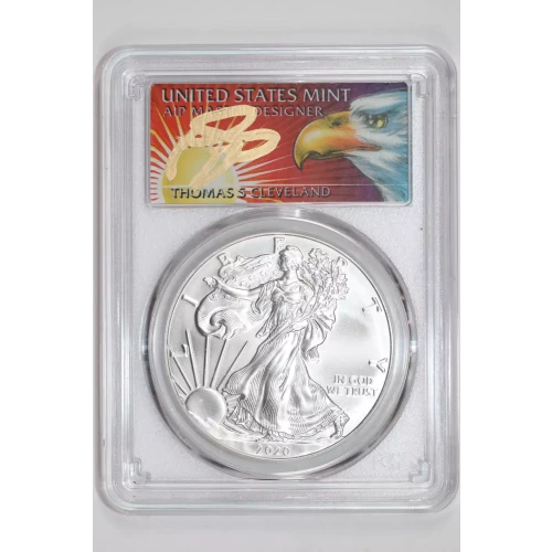 2020 $1 Silver Eagle First Strike Cleveland Sun/Eagle 1 of 1000