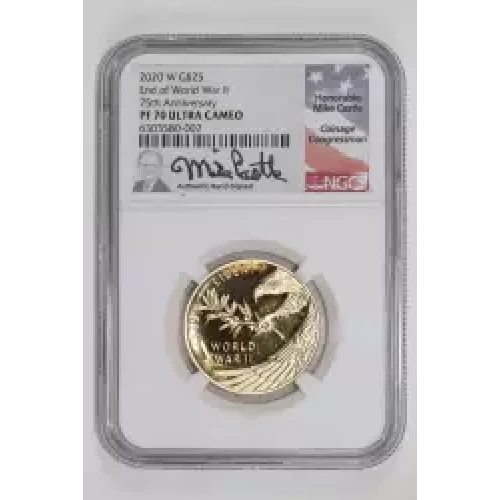 2020 1oz American Silver Eagle End of WWII 75th Anniversary Proof Coin