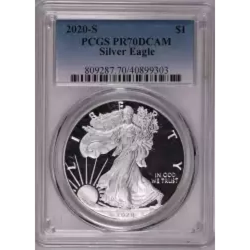 2020-S $1 Silver Eagle, DCAM