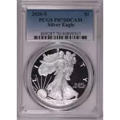 2020-S $1 Silver Eagle, DCAM