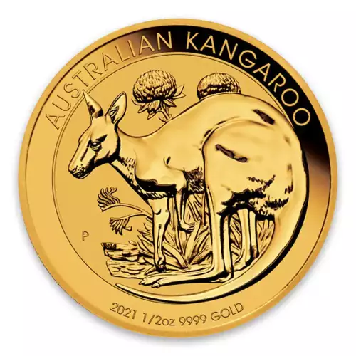 2021 1/2oz Australian Perth Mint Gold Kangaroo (2)