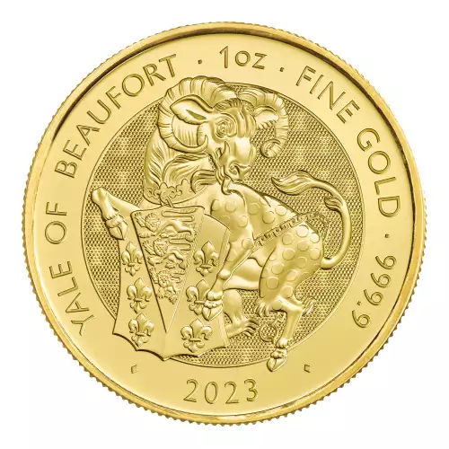 2023 1oz British The Royal Tudor Beast Yale Of Beaufort Gold (3)