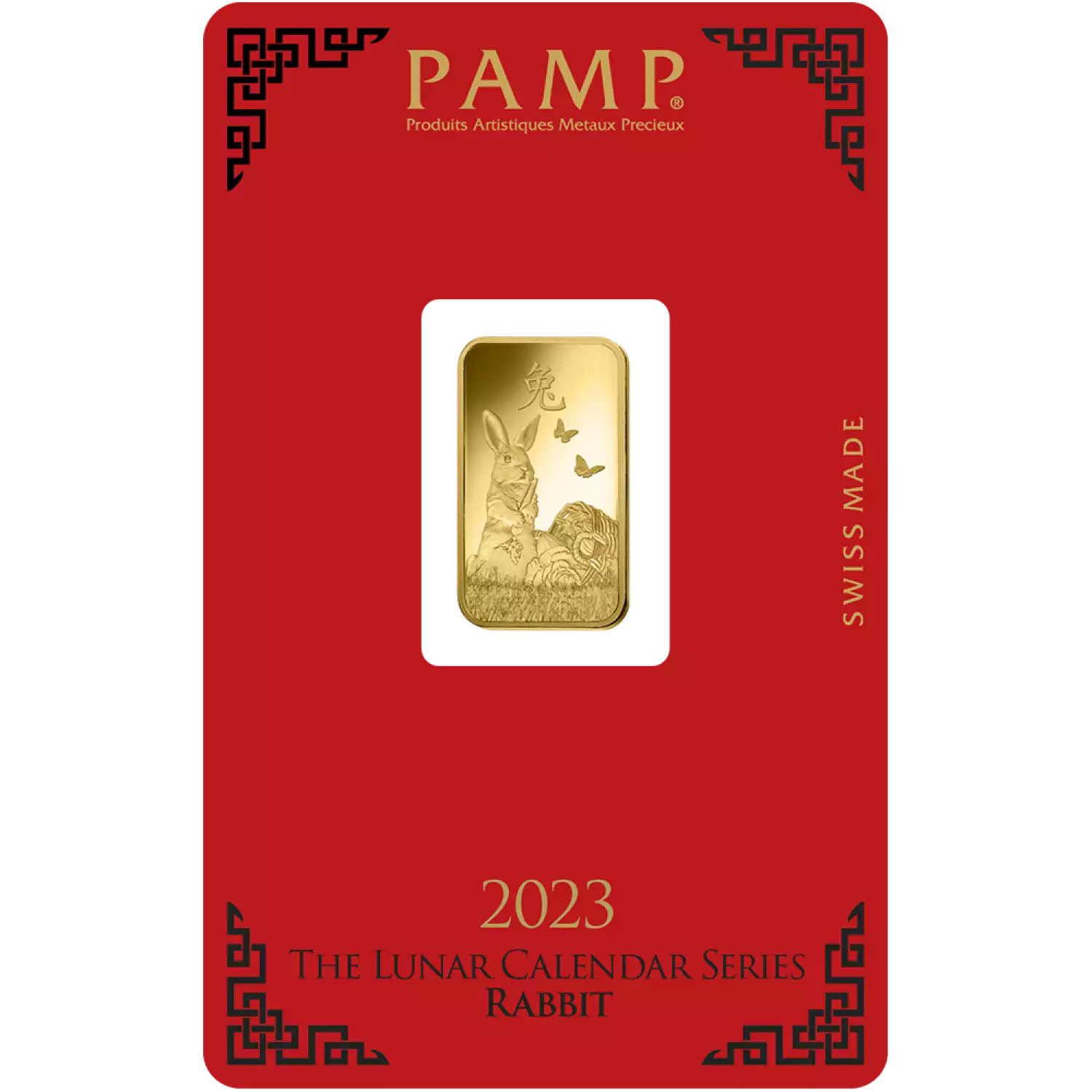 2023 5g PAMP Gold Year Of The Rabbit bar (2)