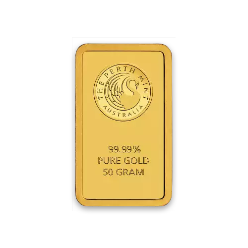 50 g Gold  Perth Mint Gold Bar (3)