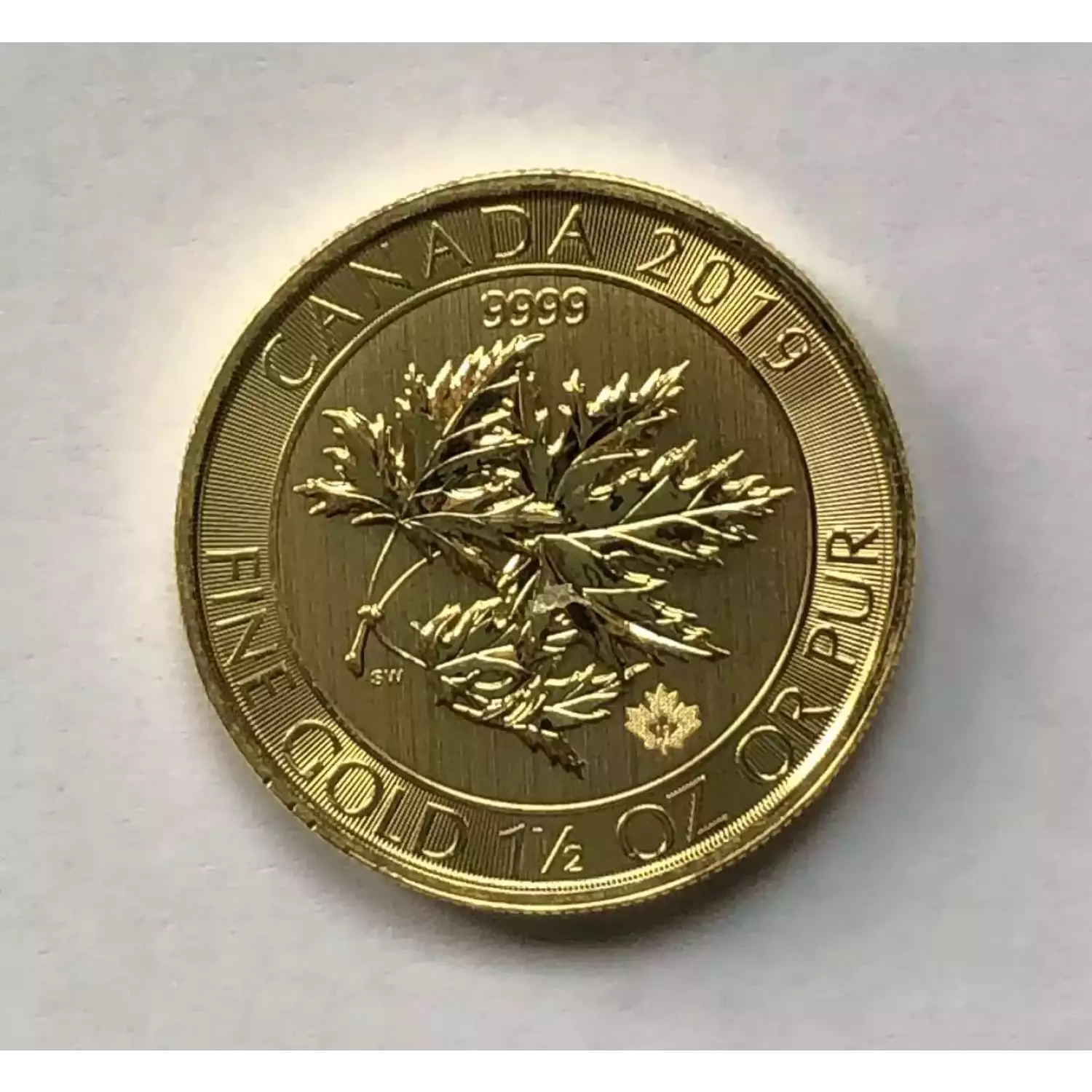 Any Year - 1.5oz Canadian Gold Maple Leaf- 9999