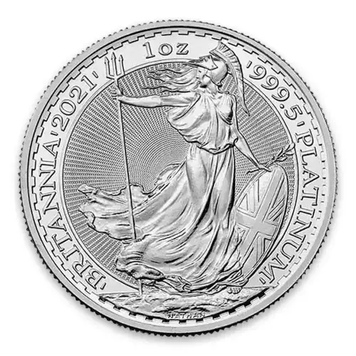 Any Year 1oz British Platinum Britannia Coin