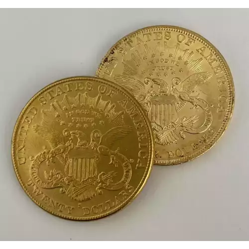 Any Year $20 Liberty Head Coin Circ (2)