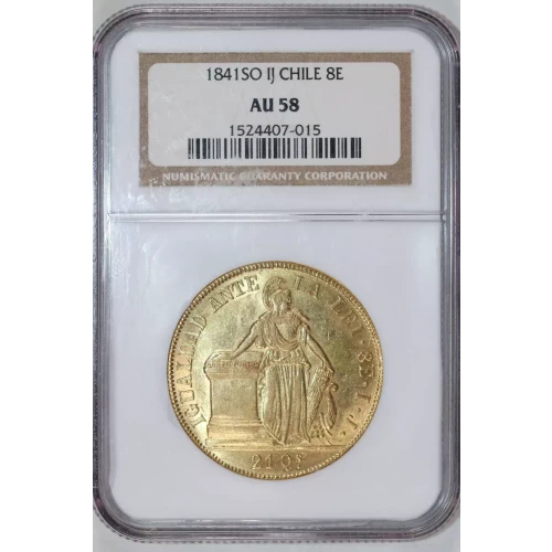 CHILE Gold 8 ESCUDOS