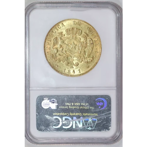 CHILE Gold 8 ESCUDOS (2)