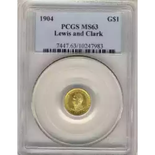 Classic Commemorative Gold--- Lewis and Clark Exposition 1904-1905 -Gold- 1 Dollar (3)